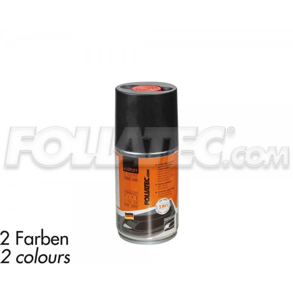 EXHAUST PIPE 2C SPRAY PINTURA  NEGRA BRILLANTE 250 ML
