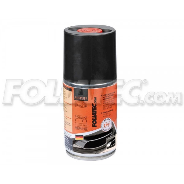 EXHAUST PIPE 2C SPRAY PINTURA  PLATA METALICO BRILLANTE 250 ML
