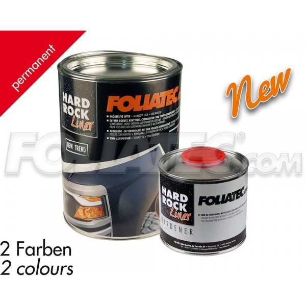 HARD ROCK LINER SET  NEGRA PINTURA 2 5 L  HARDENER 0 5 L