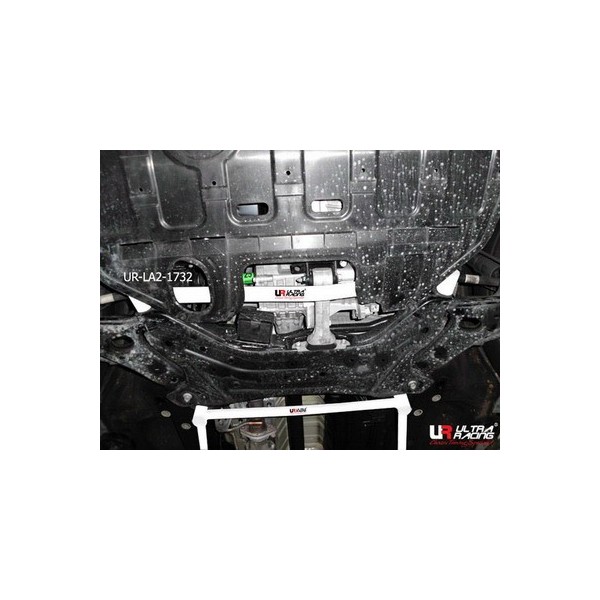 Audi A1 10+  UltraRacing 2-Point Rear Lower Tiebar 1173