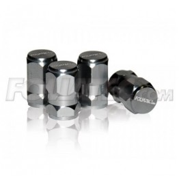 AIRCAPS TAPON VALVULA HEXAGON  ALU-ANODISED  GRIS 4 PIEZAS