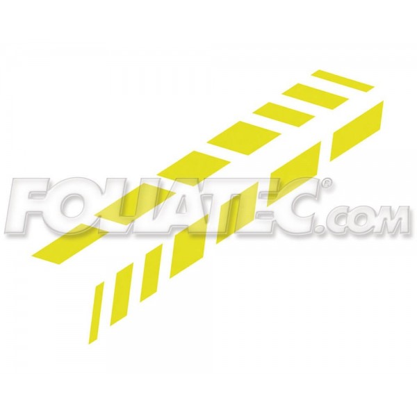 CARDESIGN ADHESIVO SHADES   NEON AMARILLO  77  X 9 CM  2 PIEZAS