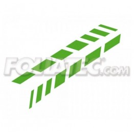 CARDESIGN ADHESIVO SHADES  NEON VERDE  77  X 9 CM  2 PIEZAS