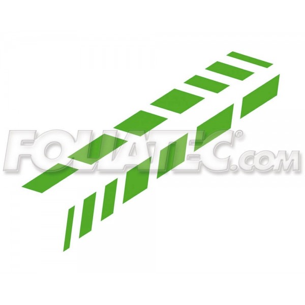 CARDESIGN ADHESIVO SHADES  NEON VERDE  77  X 9 CM  2 PIEZAS