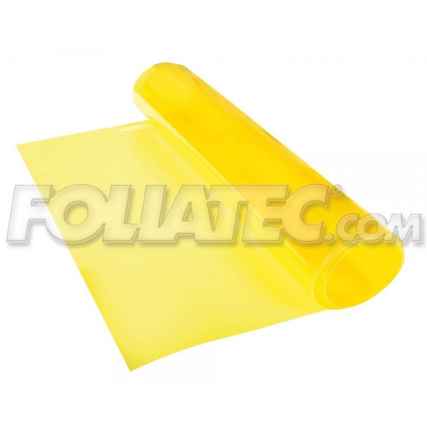 PLASTIC TINTED FILM  AMARILLO  1 PIECE  30 X 100 CM