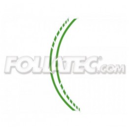 PIN STRIPING RACING VERDE 14 STRIPES A' 7 MM X 41 CM  INCLUDING SPACER
