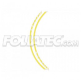 PIN STRIPING RACING NEON AMARILLO 14 STRIPES A' 7 MM X 41 CM  INCLUDING SPACER