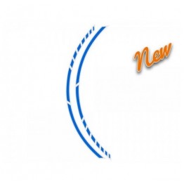 PIN STRIPING RACING GT AZUL 14 STRIPES A' 7 MM X 41 CM  INCLUDING SPACER