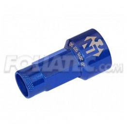 LUGNUZZ COVER SET  AZUL ANODIZES SIZE 19MM  4 X 5 PIEZAS
