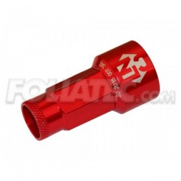 LUGNUZZ COVER SET  ROJO ANODIZED SIZE 19MM  4 X 5 PIEZAS