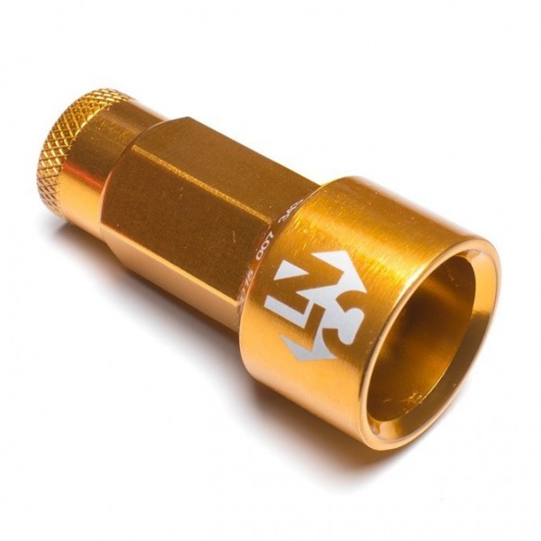 LUGNUZZ COVER SET  DORADO ANODIZED  SIZE 19MM  4 X 5 PIEZAS