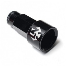 LUGNUZZ COVER  BLACK-CHROME ANODIZED  SIZE 17MM 1 PIECE