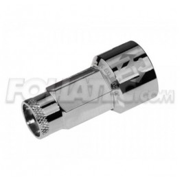 LUGNUZZ COVER  CHROM ELOXIERT  SCHLÜSSELWEITE 19MM 1 PIECE