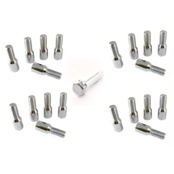 KIT 20 TORNILLOS  CORTO ALLEN PLATA