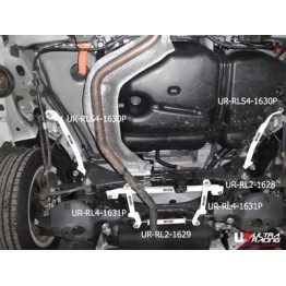 Audi Q7 4.2 08+ UltraRacing 2-Point Rear Lower Tiebar 866