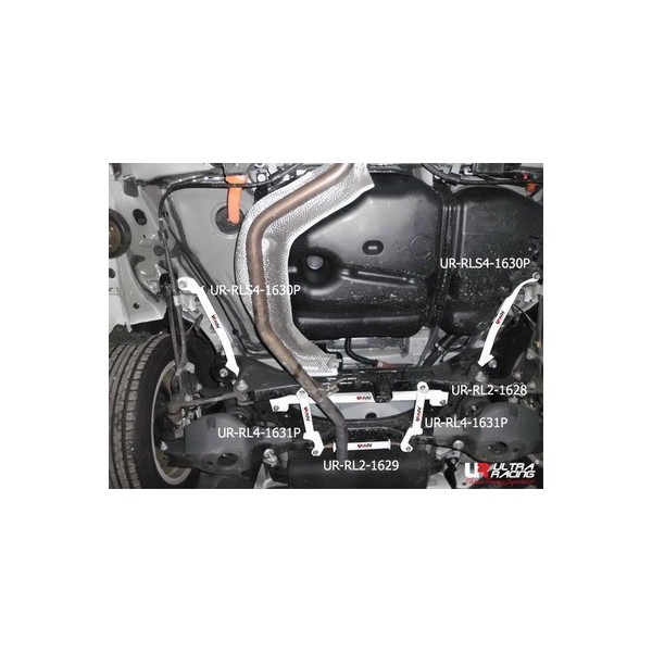 Audi S6 C7 11+ UltraRacing 2-Point Rear Lower Brace 2488