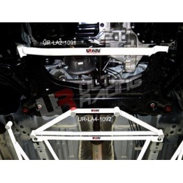 BMW E70 X5 3.0 06+ UltraRacing 2-Point Rear Lower Tiebar