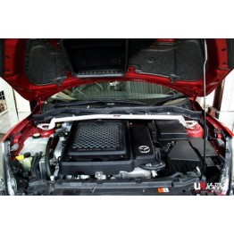 BMW X6 E71 3.0T 08+ UltraRacing 2-Point Rear Lower Tiebar