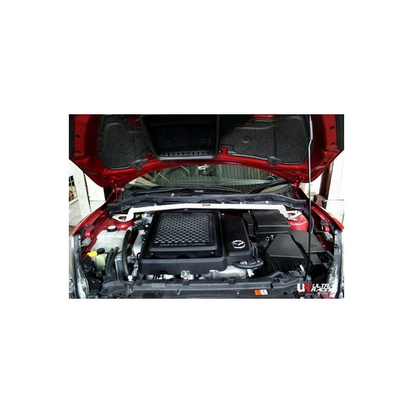 BMW X6 E71 3.0T 08+ UltraRacing 2-Point Rear Lower Tiebar