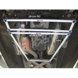 Fiat Punto 1 Cabrio UltraRacing 2-Point Rear Upper Strutbar