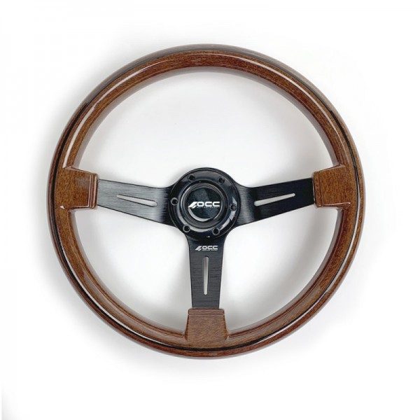 VOLANTE  CLASSIC MADERA BRAZO NEGRO