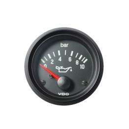 MANÓMETRO PRESIÓN ACEITE VDO 10 BARES 12V DIÁMETRO 52 INTERIOR