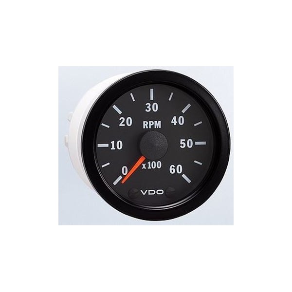 CUENTARREVOLUCIONES VDO 6000 RPM DIÁMETRO 52 FONDO NEGRO DIESEL