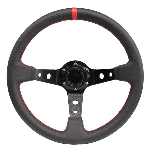 VOLANTE CUERO ROJO