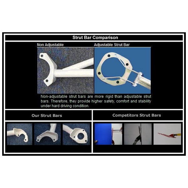 Kia Rio 1.5 DC 05-10 UltraRacing 2-Point Front Lower Tiebar