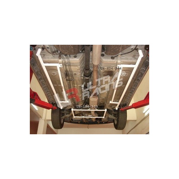 Kia Rio 1.5 DC 05-10 UltraRacing 2-Point Rear Lower Tiebar