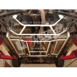 Mazda 2 (Sedan) 07+ UltraRacing 2-Point Rear Lower Tiebar