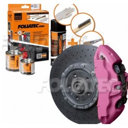 KIT PINTURA PINZAS FOLIATEC CANDY ROSA METALICO