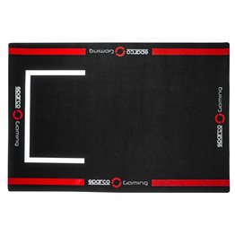 ALFOMBRA COCKPIT 180X120MM NEGRO/ROJO