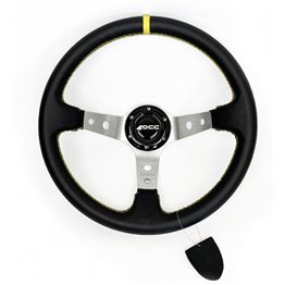 VOLANTE CUERO PLATA