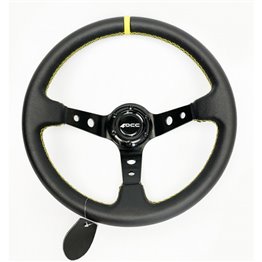 VOLANTE CUERO NEGRO