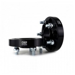  PCD 5X108/5X108 BUJE 63,3 ANCHO 25MM M12X1.5 COLOR NEGRO DOBLE FIJACION