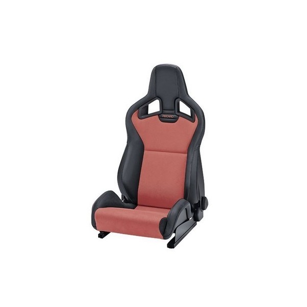 ASIENTO RECARO SPORTSTER CS AIRBAG CALEFACCION PIEL ARTIFICIAL NEGRO/DINAMICA ROJO PILOTO
