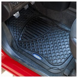ALFOMBRA GOMA NEGRA 4 PIEZAS GOODYEAR CS4