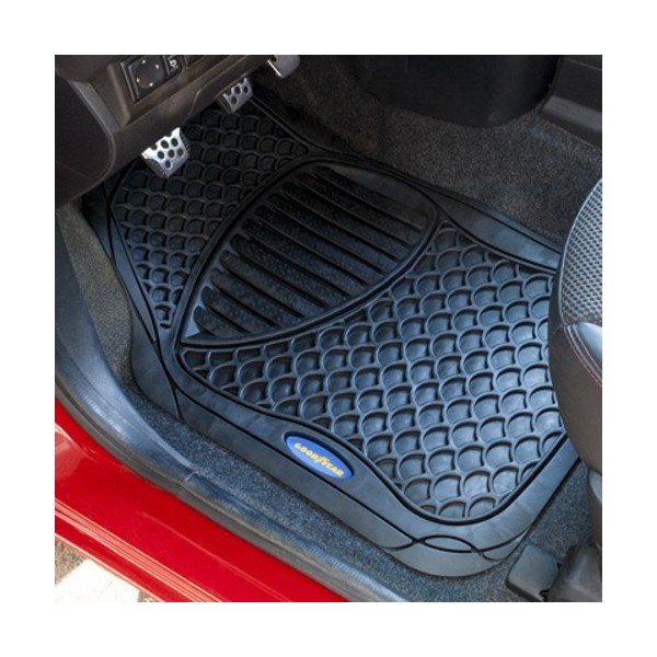 ALFOMBRA GOMA NEGRA 4 PIEZAS GOODYEAR CS4