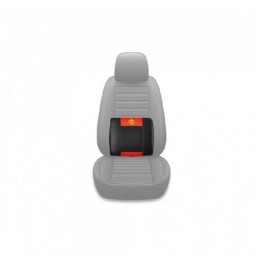 SOPORTE DE CINTURA COCHE COMPACT CORSA NEGRO/ROJO