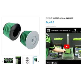 FILTRO TOYOTA GREEN G491605