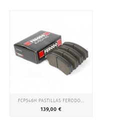 FERODO ALFA 33 DS2500 DELANTERAS