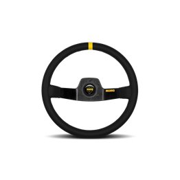 VOLANTE MOMO MOD.02 350 NEGRO PIEL VUELTA