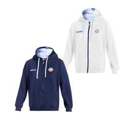 GULF HOODED FULLZIP SUDADERA