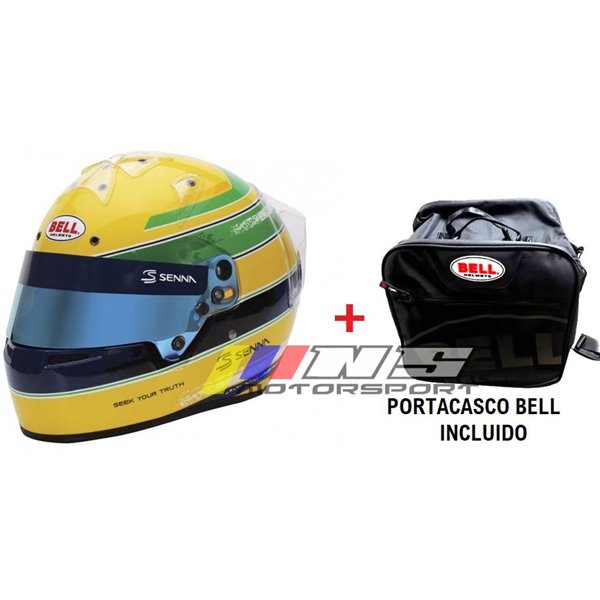 CASCO BELL KC7-CMR AYRTON SENNA KARTING