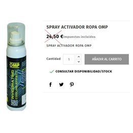 SPRAY ENFRIAMIENTO OMP LIQUIDACIÓN 