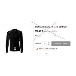 CAMISETA P1 LIQUIDACIÓN