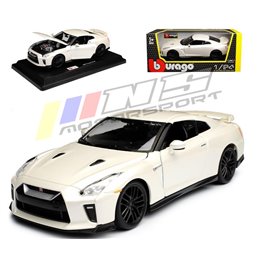 NISSAN GT-R 35 BLANCO PERLA 1:24 BBURAGO
