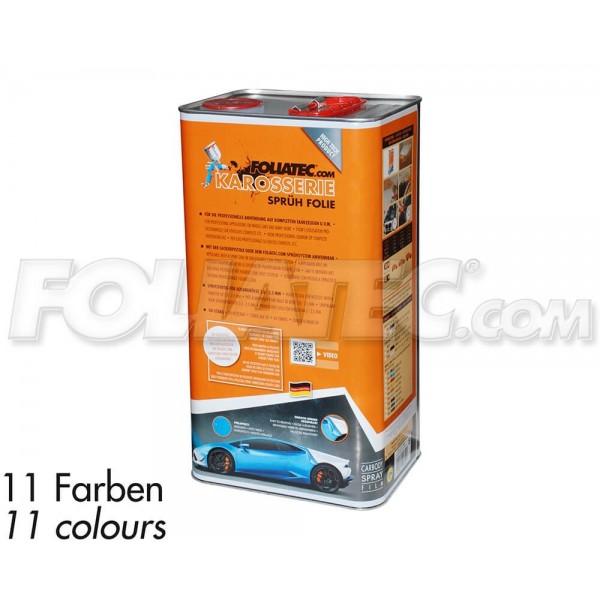 CAR BODY GOMA LIQUIDA  FROZEN AZUL METALICO MATE 1 X 5L CANISTER