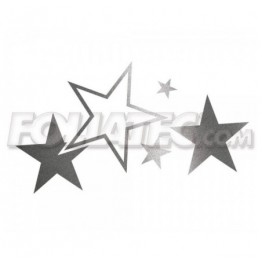 CARDESIGN ADHESIVO STARS  GRAPHITE 63 X 39 CM